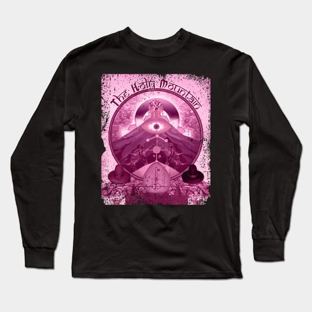 Alchemist's Vision Mountain Fanatic Design Long Sleeve T-Shirt by Iron Astronaut